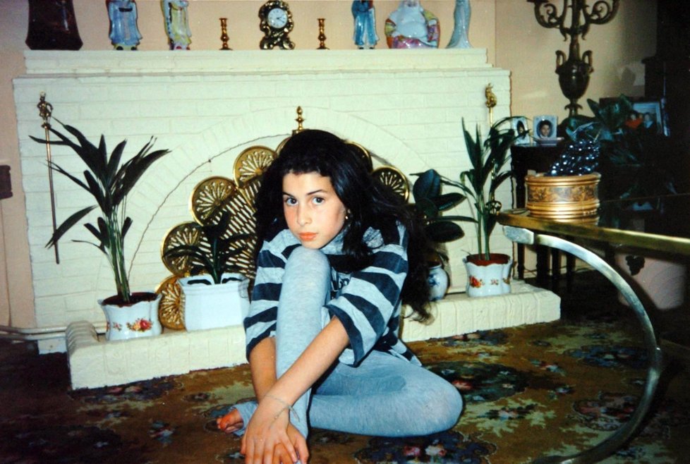 Amy Winehouse jako dítě.