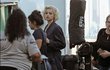 Ana de Armas během natáčení filmu Blonde