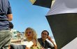 Ana de Armas během natáčení filmu Blonde