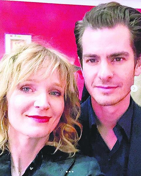 Aňa a Andrew Garfield. Tohle selfie se Geislerové opravdu povedlo.