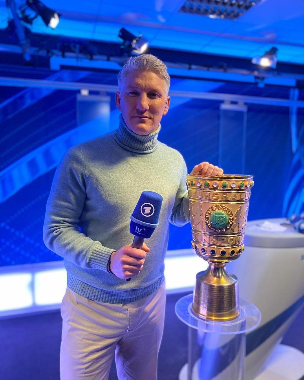 Fotbalový mistr světa Bastian Schweinsteiger