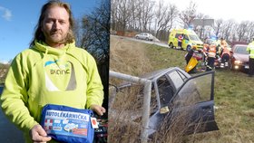 Lidé hledají anděla strážného z Plzeňska! Marek Hodan (35) ze Staňkova už zažil desítky dopravních nehod, při kterých pomáhal obětem.