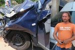 Marek Hodan, přezdívaný anděl z BMW, pomohl už u více než dvou desítek nehod. Naposledy minulý týden, kdy auto srazilo motorkáře.