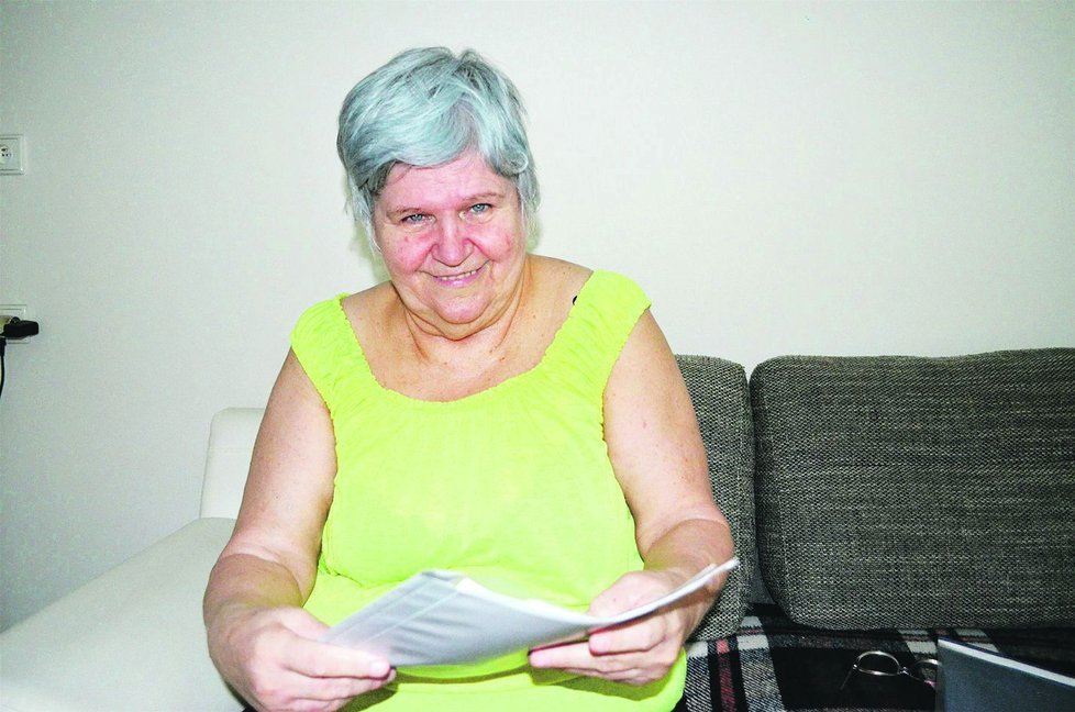 Anděla Wozniaková (66) je vděčná Ombudsmanovi Blesku, že díky němu spor o peníze vyhrála.
