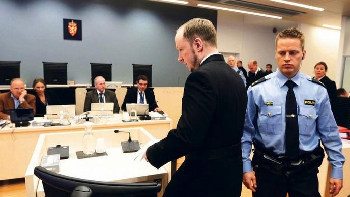 Anders Breivik u soudu