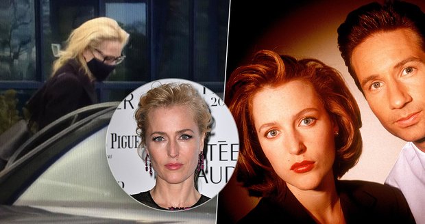 Gillian Anderson je v Praze