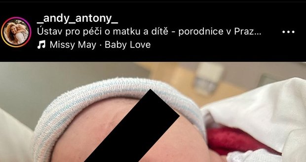 Andrea Antony porodila syna.