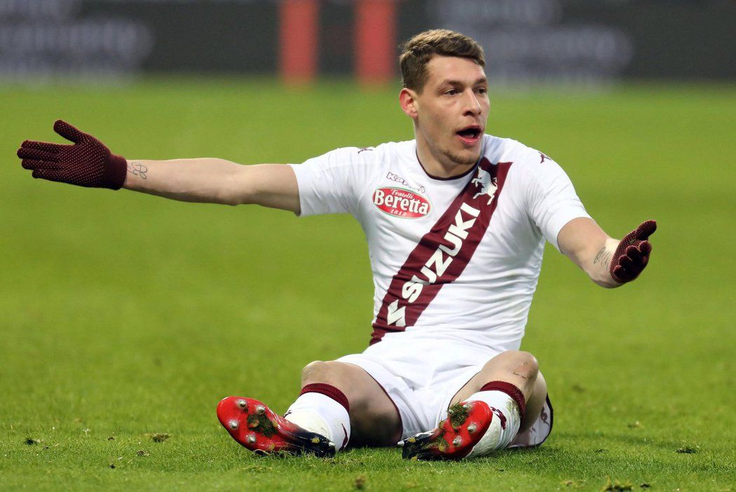 Útočník Turína Andrea Belotti