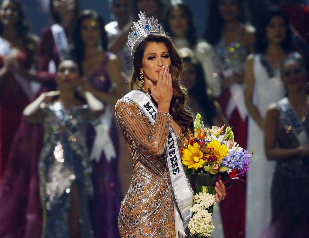 Nová Miss Universe Iris Mittenaer z Francie.