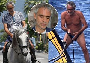 Andrea Bocelli na dovolené nezahálí a věnuje se sportu!