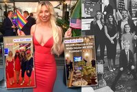 Volební mejdan v Bílém domě: Sexy miliardářská dědička na luxusní party s Trumpovými dětmi