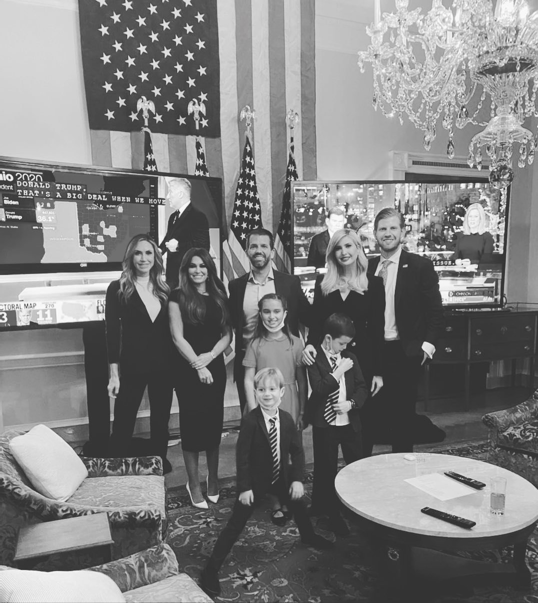 Donald Trump mladší sdílel fotku z Bílého domu