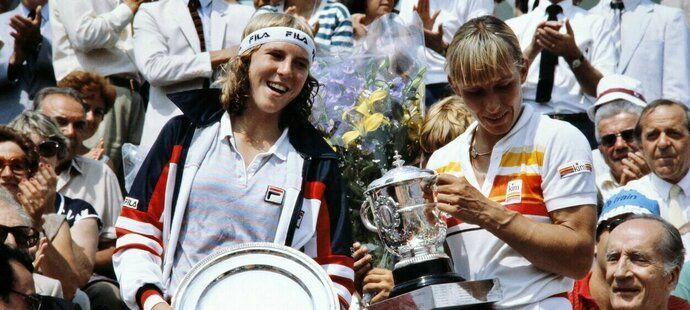 Andrea Jaegerová podlehla ve finále French Open 1982 Martině Navrátilové.