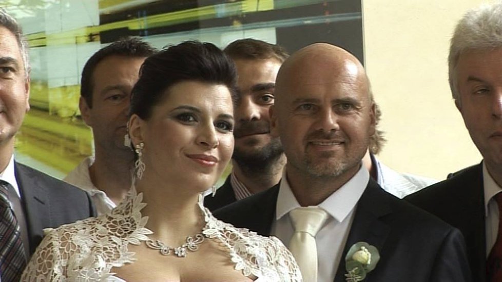 Andrea Kalivodová se svým manželem