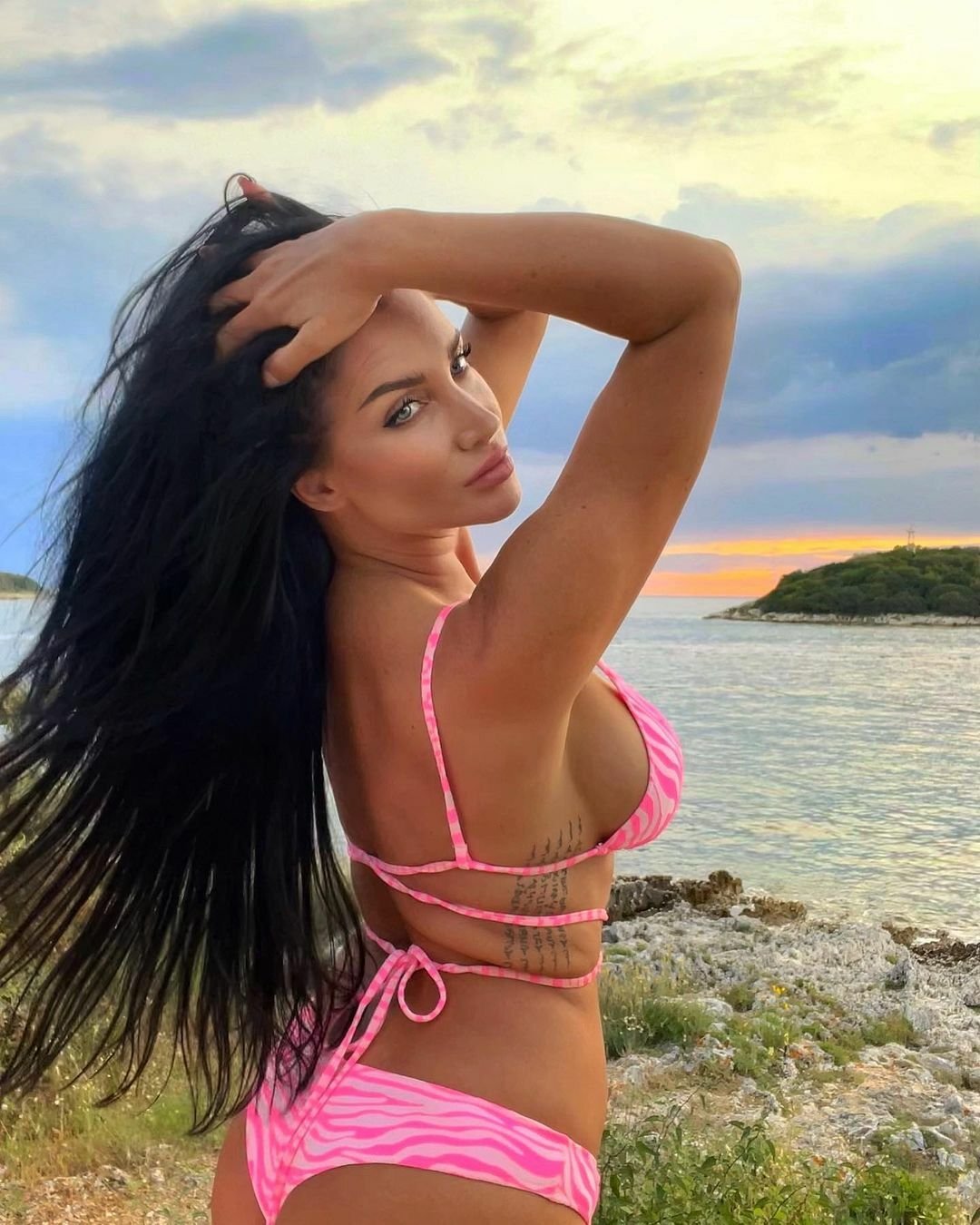 Sexy Andrea Pomeje na dovolené v Chorvatsku