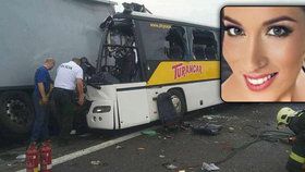 Při nehodě slovenského autobusu zemřela krásná Andrea (†29).