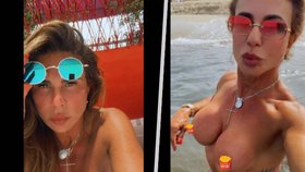 Sexy babča (53) znovu zasahuje: Žhavé snímky z nudistické pláže!