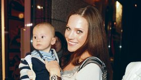 Andrea Verešová dorazila i s osmiměsíčním synem Danielem Tobiasem