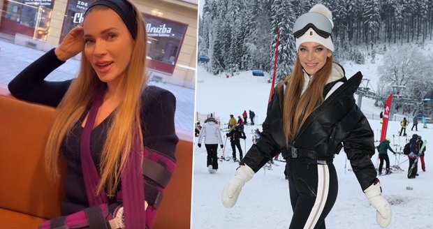 Andrea Verešová si vyhodila loket po pádu na lyžích.
