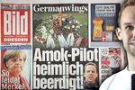 Kopilot Germanwings Andreas Lubitz byl tajně pohřben ve svém rodném městě.
