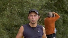 Andreas Lubitz při maratonu.