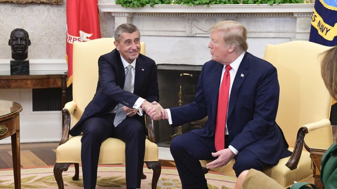 Andrej Babiš a Donald Trump Andrej Babiš a Donald Trump