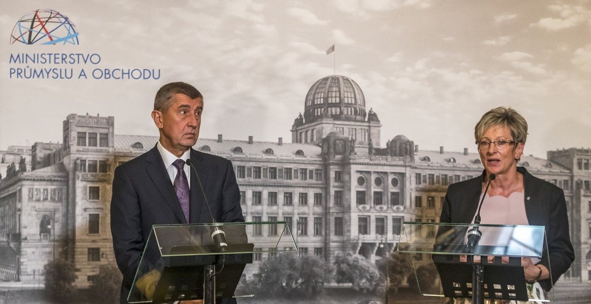 Andrej Babiš a Marta Nováková