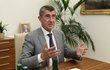 Předseda hnutí ANO a premiér v demisi Andrej Babiš v rozhovoru pro Blesk