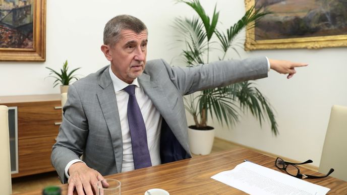 Předseda hnutí ANO a premiér v demisi Andrej Babiš