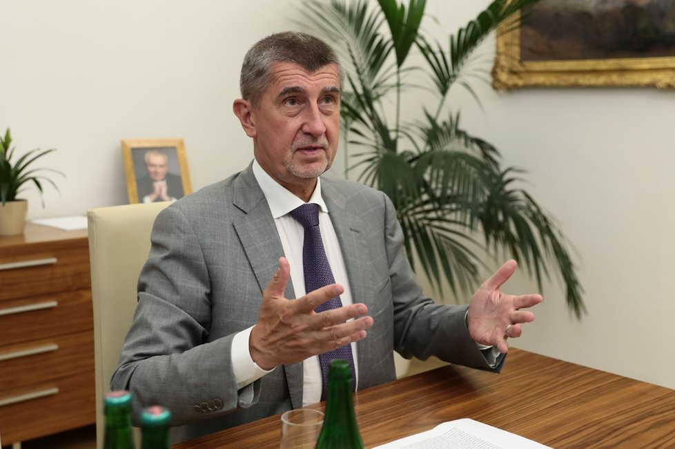 Předseda hnutí ANO a premiér v demisi Andrej Babiš v rozhovoru pro Blesk