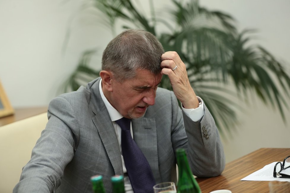 Předseda hnutí ANO a premiér v demisi Andrej Babiš v rozhovoru pro Blesk (27. 5. 2018)