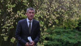 Andrej Babiš (ANO) na povolebních jednáních v Lánech.