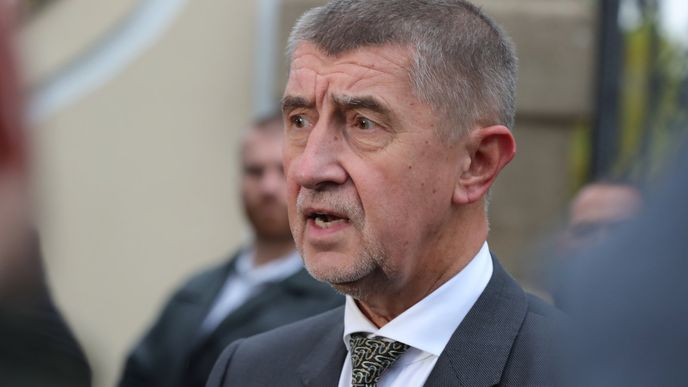 Andrej Babiš (ANO) na povolebních jednáních v Lánech.