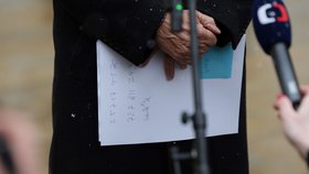 Andrej Babiš po schůzce s prezidentem Petrem Pavlem, kterému předal seznam kandidátů ANO, SPD a Motoristů na ministry (26. 11. 2025)