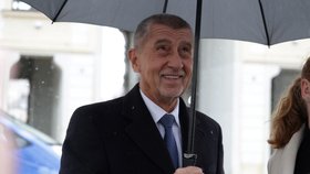 Andrej Babiš po schůzce s prezidentem Petrem Pavlem, kterému předal seznam kandidátů ANO, SPD a Motoristů na ministry (26. 11. 2025)