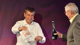 Andrej Babiš při představení své knihy