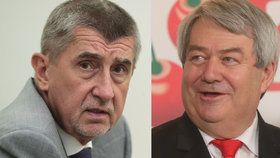 Šéf ANO Andrej Babiš a šéf KSČM Vojtěch Filip. „Komunistům nijak nepřekáží, že za podíl na moci podporují vládu nejznámějšího a nejbezohlednějšího kapitalisty v zemi, přímé ztělesnění plutokracie, kterou straší,“ soudí komentátor slovenského Denníku N.