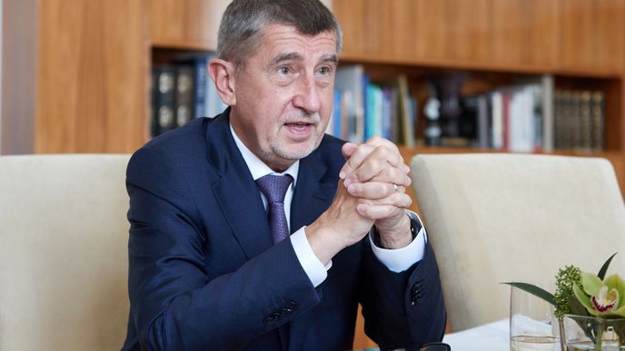 Premiér Andrej Babiš (ANO) při rozhovoru pro Blesk 