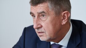 Premiér Andrej Babiš (ANO) při rozhovoru pro Blesk