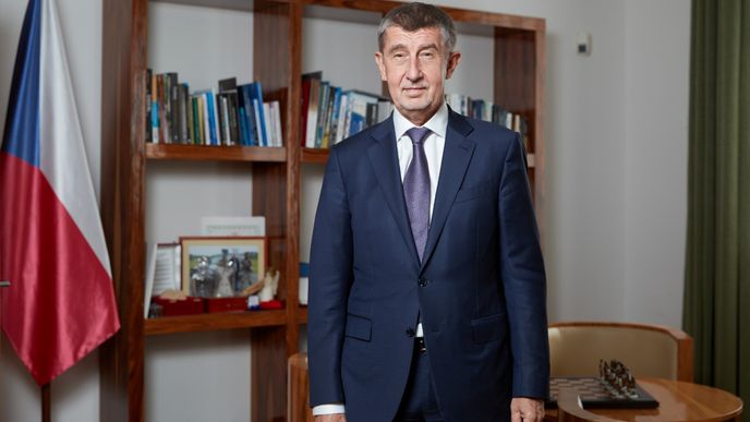 Premiér Andrej Babiš (ANO) při rozhovoru pro Blesk