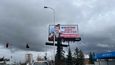 Billboard Andreje Babiše v pražských Stodůlkách