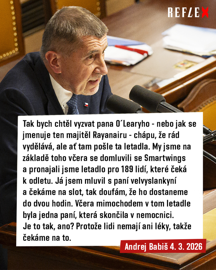 Blábolení Andreje Babiše: Ve Sněmovně vysvětloval, jak je to s repatriačními lety Blábolení Andreje Babiše: Ve Sněmovně vysvětloval, jak je to s repatriačními lety