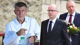 Andrej Babiš (ANO) v souvislosti s krizí kolem ministerstva kultury "vytáhl" expremiéra Sobotku i exministra Chovance (oba ČSSD)