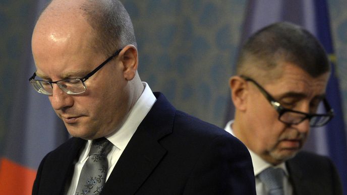 Bohuslav Sobotka a Andrej Babiš