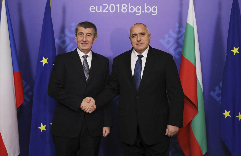 Andrej Babiš v Bulharsku s premiérem Borisovem