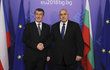 Andrej Babiš v Bulharsku s premiérem Borisovem