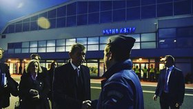Premiér Andrej Babiš na letišti v Kbelích: Vydal se směr Bulharsko