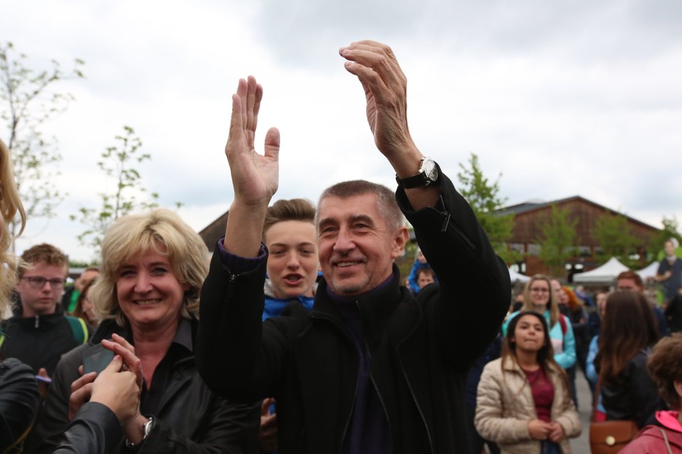 Andrej Babiš na Čapím hnízdě