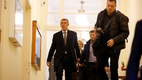 Andrej Babiš u soudu kvůli Čapímu hnízdu (14. 2. 2024)