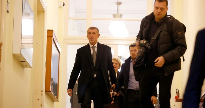 Andrej Babiš u soudu kvůli Čapímu hnízdu (14. 2. 2024)